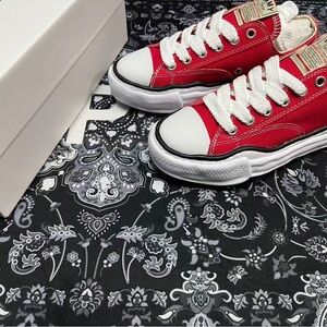 maison mihara yasuhiro shoes a01fw702 red MMY new with box